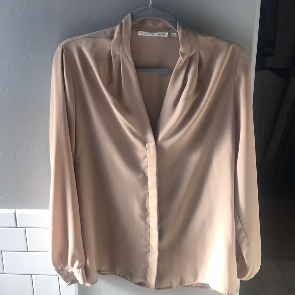 Tan Blouse